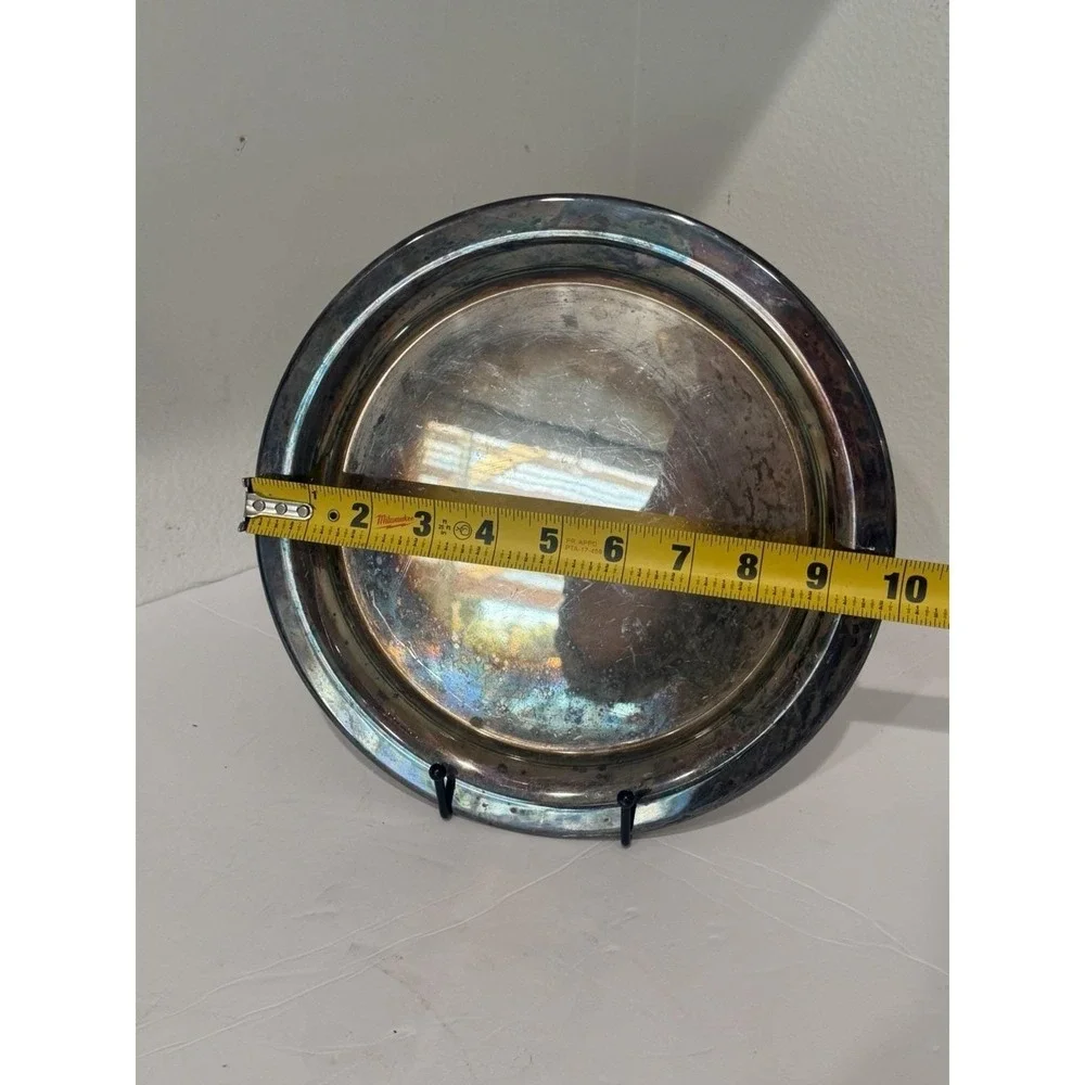 Wallace Silversmiths Vintage Silver plate Symbol Of America Dish made In USA